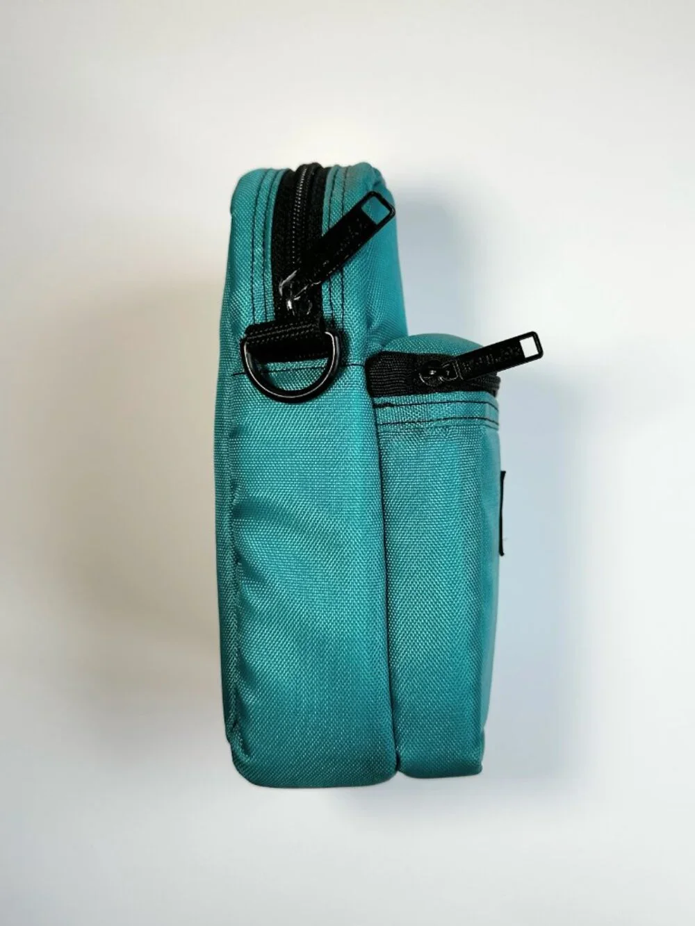 Kalimar Vintage 90s Small Teal Shoulder Nylon Camera Pouch Bag, No Straps